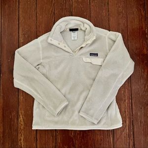 Patagonia re-tool snap pullover white size M